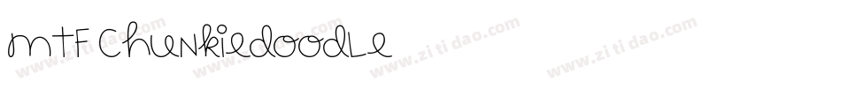 MTF Chunkiedoodle字体转换